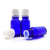 10ml Blue Moulded Glass Pourer Restrictor Bottle with Tamper Evident Cap for Oils